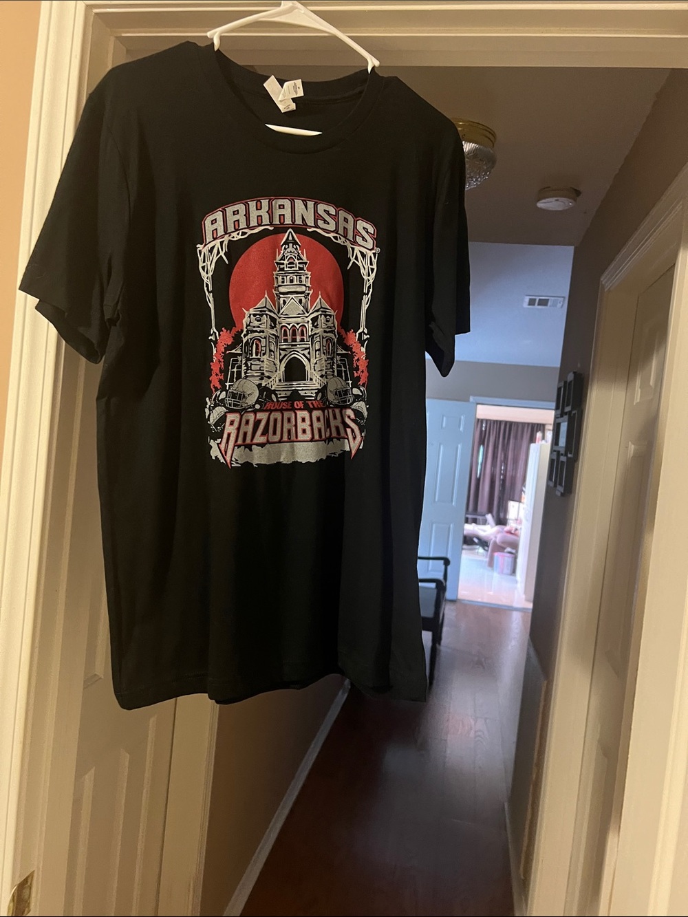 Arkansas Razorbacks Black Graphic Tee